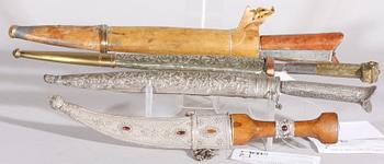 PARTI ORIENTALISKA DOLKAR, 4 st. 1800/1900-tal.