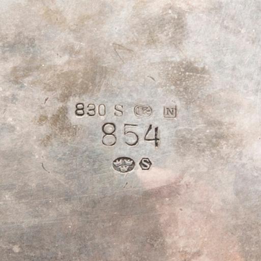 Coffee service, silver, 3 pieces.