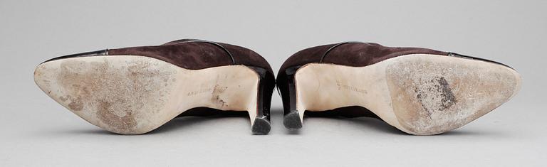 SKOR, ett par skoletter, Manolo Blahnik.