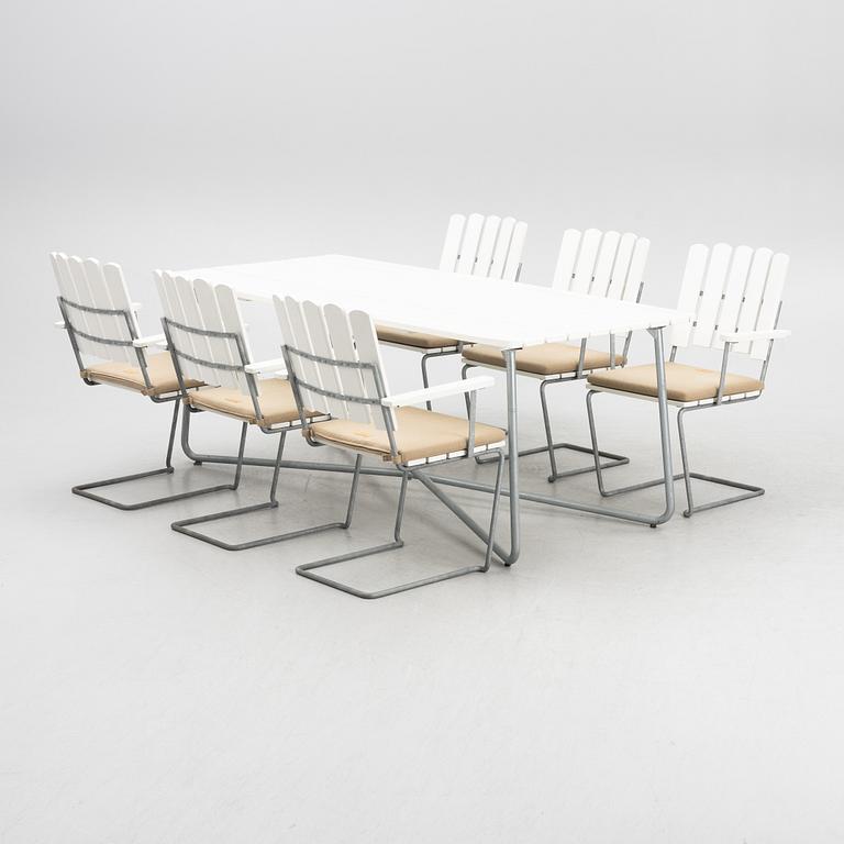 Garden furniture, 7 pcs, Grythyttan, 21st century.