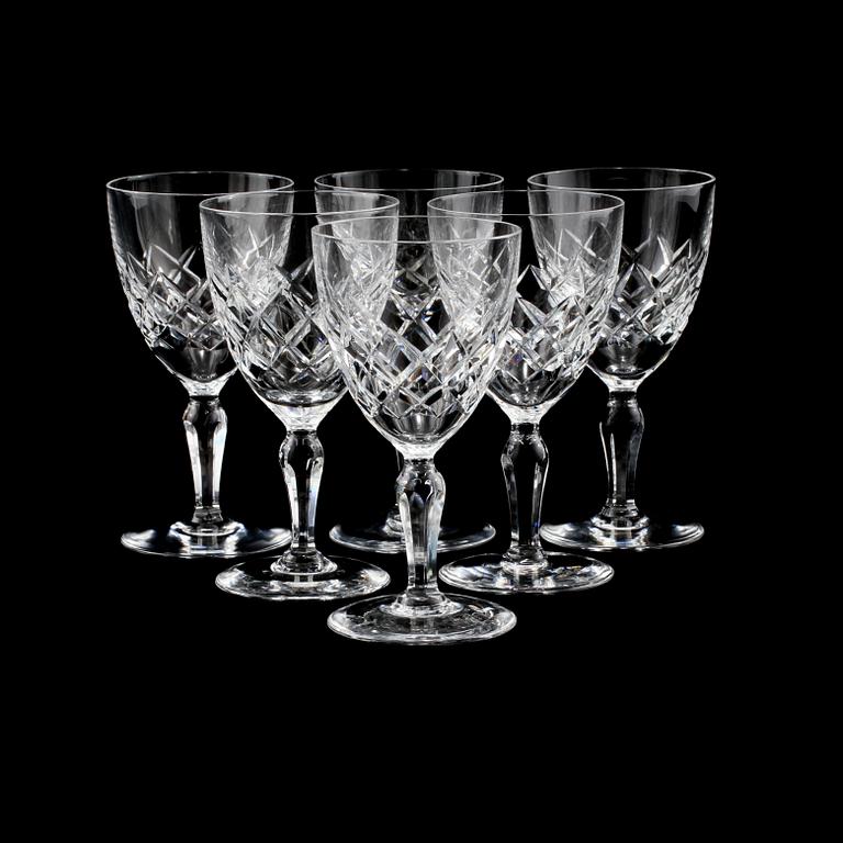 VITVINSGLAS, 17 st, Sverige, 1900-talets andra hälft.