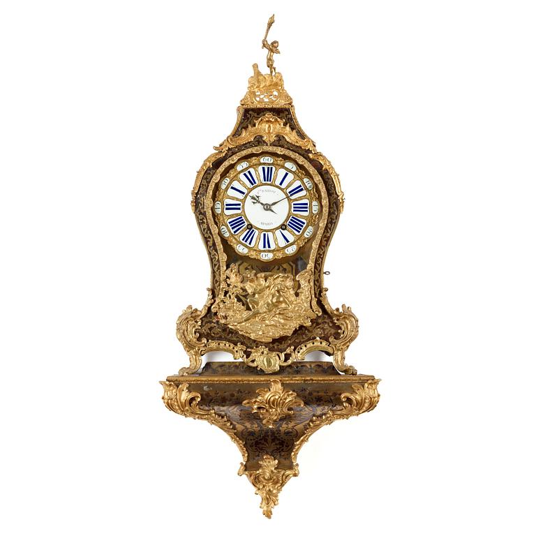 A Louis XV bracket clock, France, first half of the 18th Century.