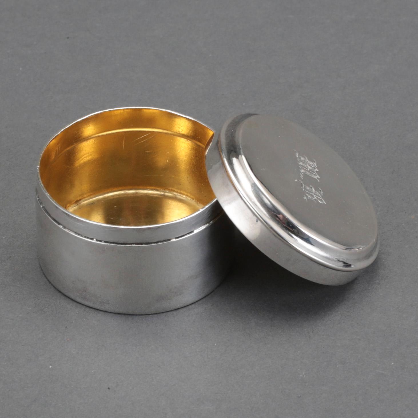 DOSA, silver, Anders Lundqvist, Stockholm, 1834. 52 gram.