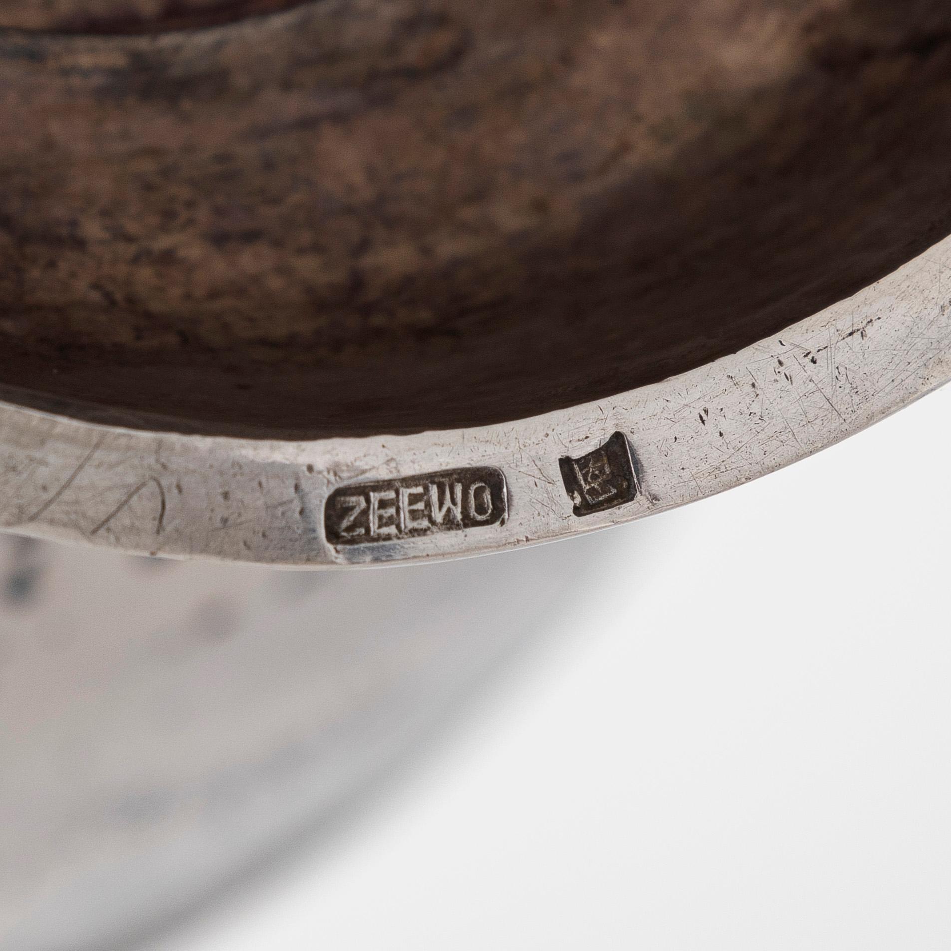 Malja, hopea, ZeeWo, Shanghai, n. 1890-1910.