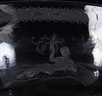 SKÅL, glas, Edward Hald.