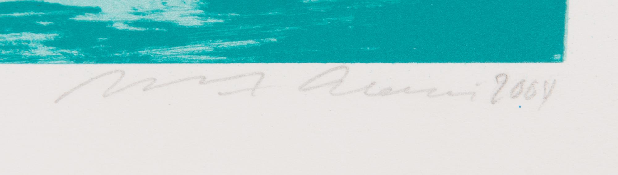 Risto Suomi, lithograph, signed and marked E.A.