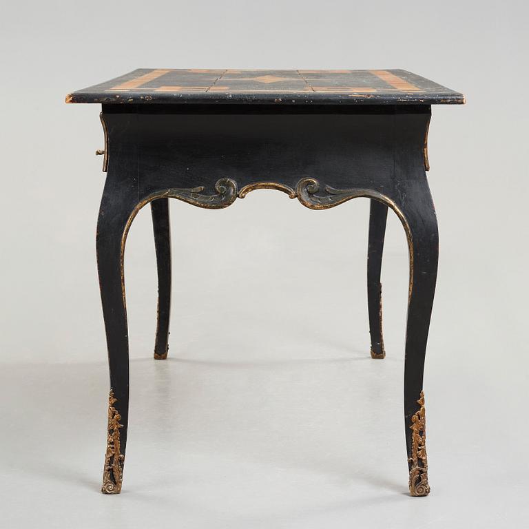 A Swedish Rococo 18th century writing table.