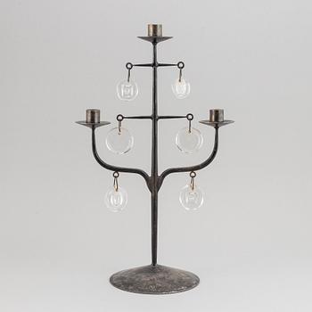 Erik Höglund, a cast iron candle holder, Boda, second half of the 20th century.