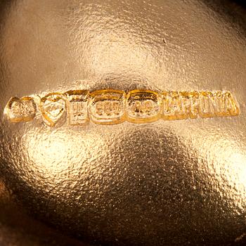 HALSSMYCKE, guld 14K, "Harlekiini", Björn Weckström, Lapponia 1978. Tot. vikt 18 g.