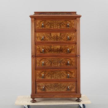 HERRBYRÅ, G E Jonsson, Stockholm, nyrenässans, sent 1800-tal.