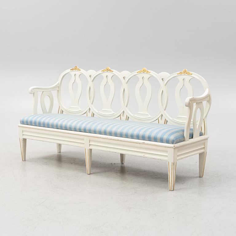 Sofa, Gustavian provincial work from the 18th/19th century.