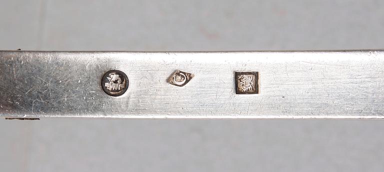 SOPPSLEV, silver, belgiska importstämplar, 1814-31.