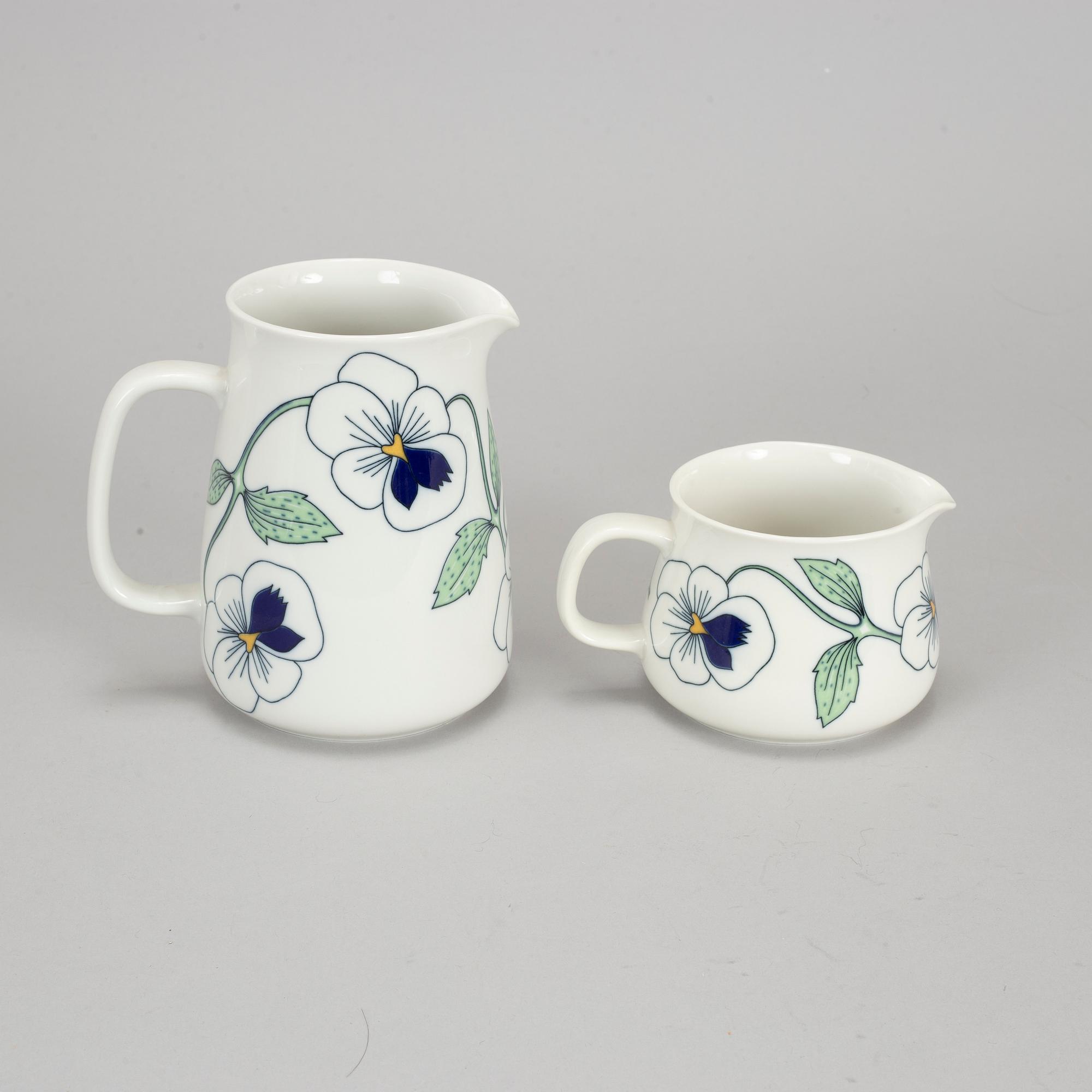 SYLVIA LEUCHOVIUS, servis, 60 delar, porslin, "Sylvia", jubileumsservis, Rörstrand.