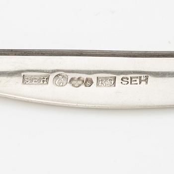 Sven-Erik Högberg, brooch, silver, Gothenburg 1967.