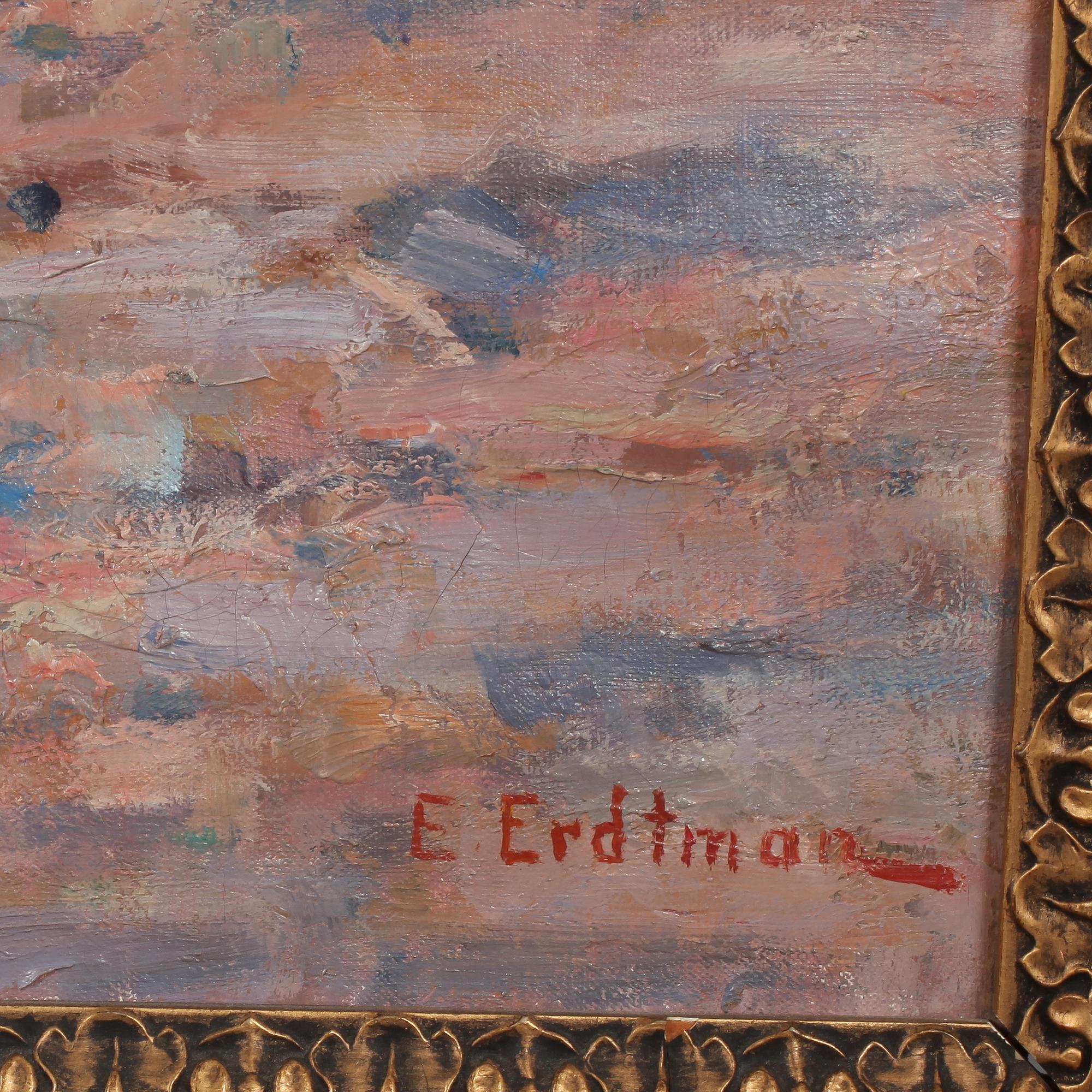 ELIAS ERDTMAN, olja på duk, signerad.