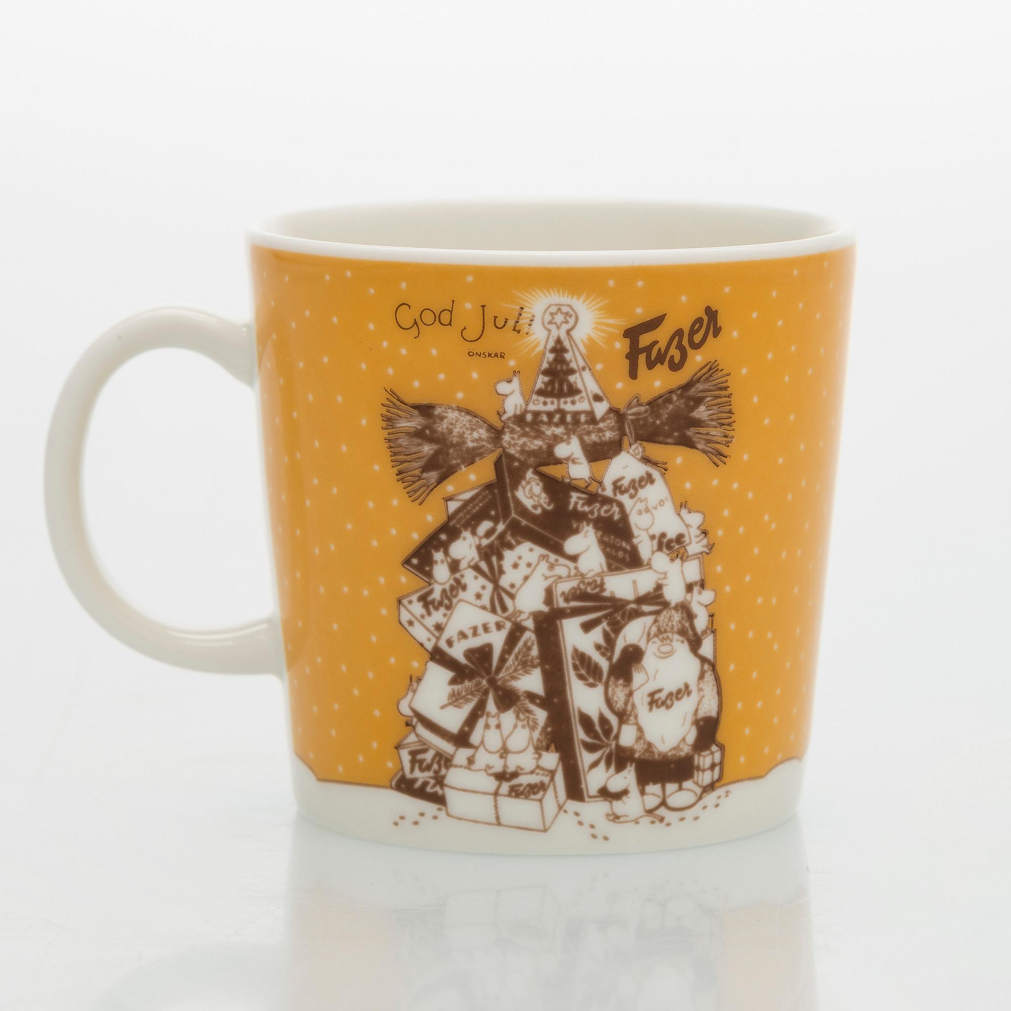 Muumin-mug, porcelain, 'Fazer Café', Moomin Characters, Arabia 2004, numbered 68/400.