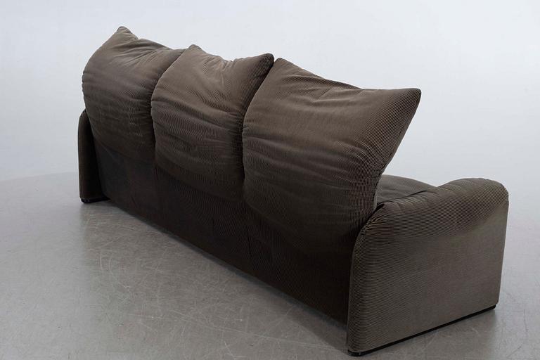 VICO MAGISTRETTI, Sofa, "Maralunga" for Cassina, Italy, second half of the 20th century.