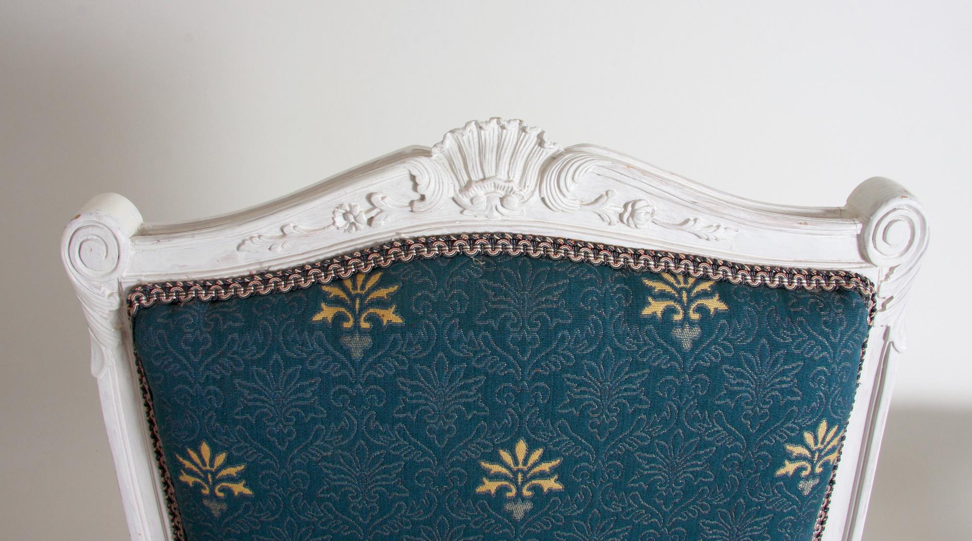 KARMSTOLAR, ett par, louis XV-stil.