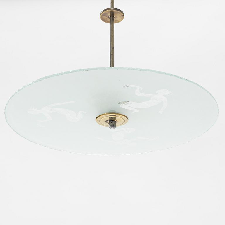 A ceiling lamp, 1930s.