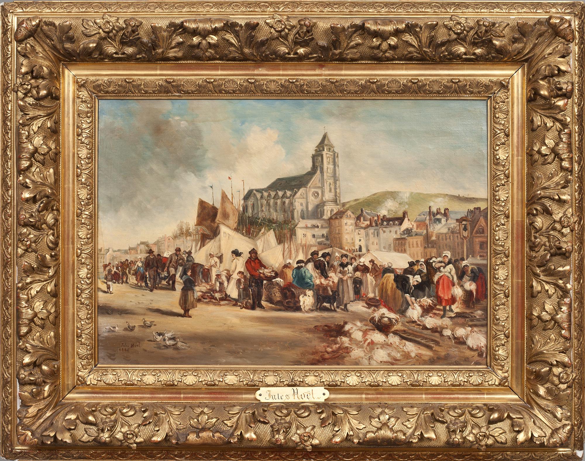 JULES NOEL, olja på duk, signerad och daterad 1880.