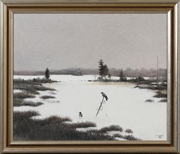 LENNART SAND, olja på duk, signerad och daterad -88.