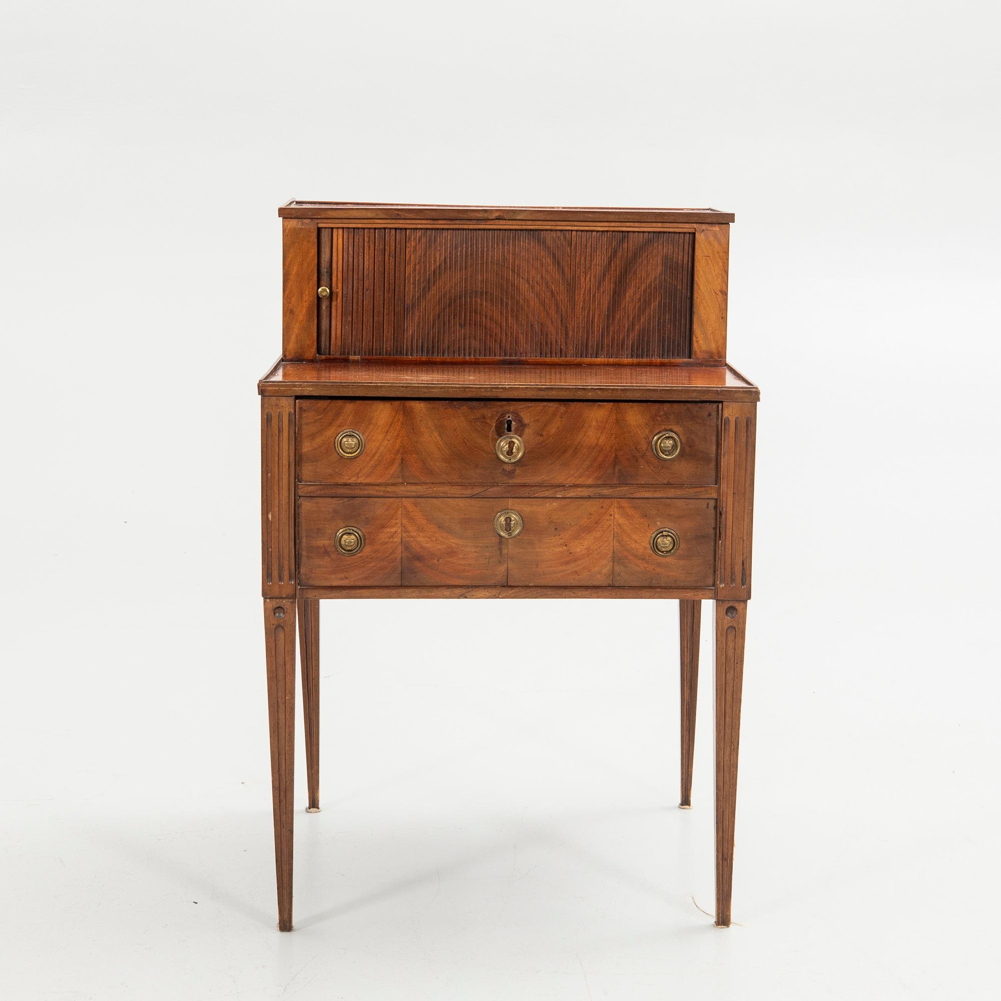 Writing desk, late Gustavian, circa 1800.