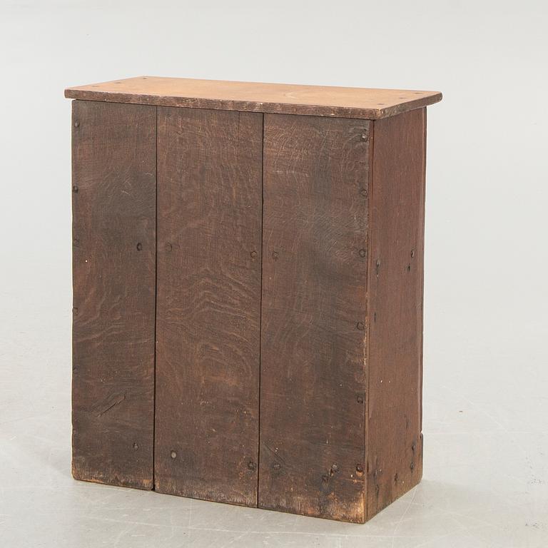 A danish 19th century oak wall cabinet.