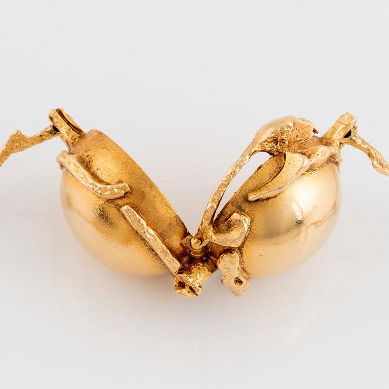 Björn Weckström, hänge/urgömma 18K guld" Sun Dial".