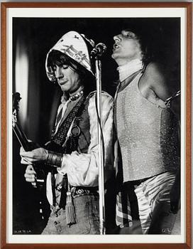 Edward Finnell, Rod Stewart & Ronnie Wood, 1973.