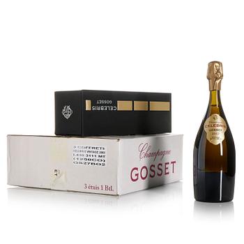 2002 Gosset Celebris Brut Millésimé.
