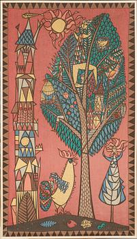 STIG LINDBERG, textil för NK (Nordiska Kompaniet) Stockholm, 1900-talets senare del.