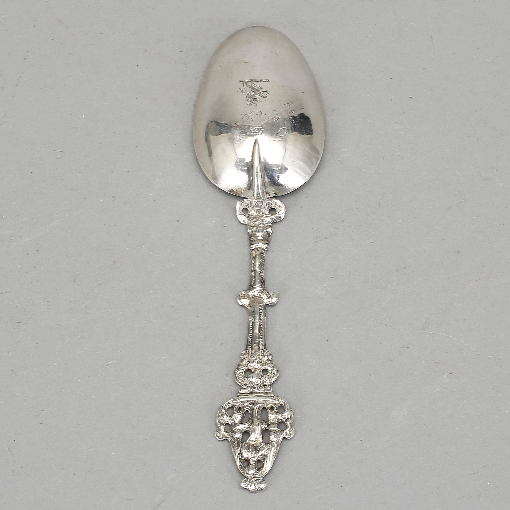 SKED, silver, Holland, 1700-tal, 45 gram.