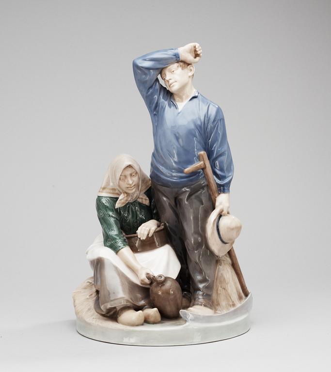 A Christian Thomsen porcelaine figure, Royal Copenhagen.