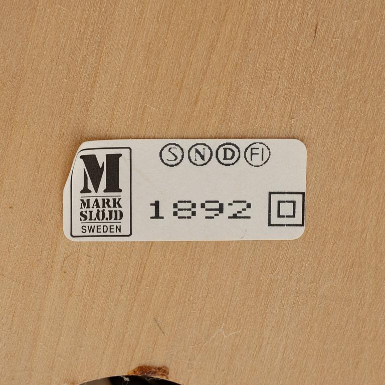 A stained beech floor lamp, Markslöjd, late 20th Century.