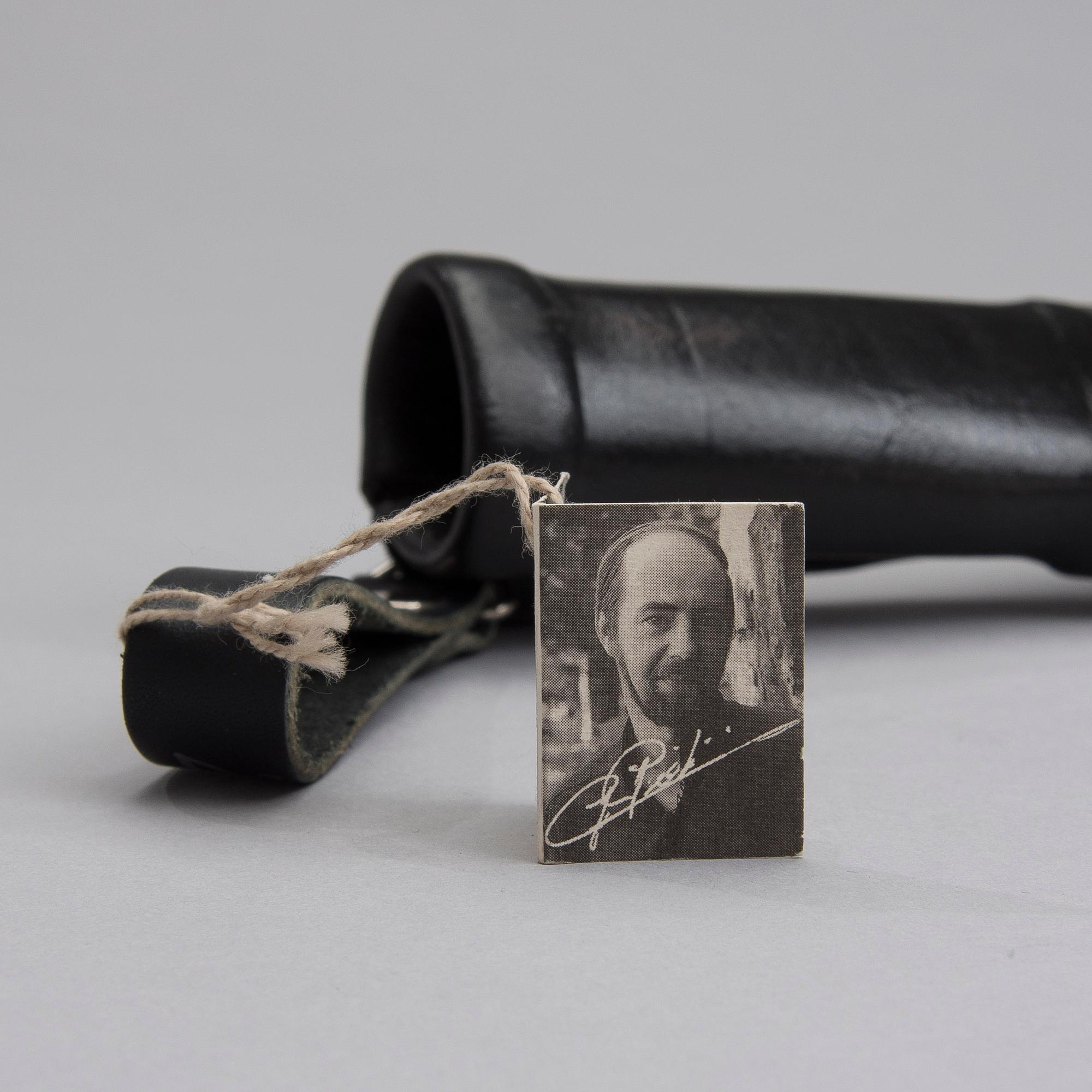 PEKKA PIEKÄINEN, PUUKKO-KNIV, Marttiini, skaft i silver, stämplad 1999.