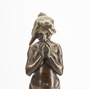 Janos Horvai, a signed bronze sculpture.