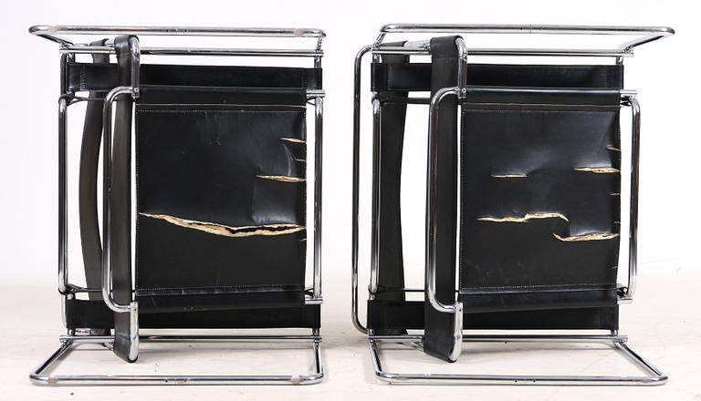 FÅTÖLJER ett par, efter Marcel Breuer, "Wassily"/"B3".