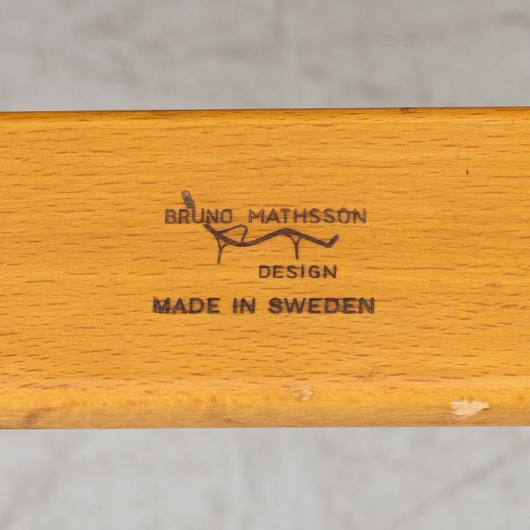 Bruno Mathsson, Chair, "Vilstol mod. 36", with reading table, and footstool "Pernilla", Karl Mathsson Company, Värnamo.