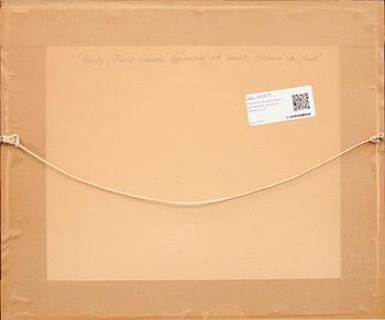MAURICE BLANCHARD, blandteknik, gouache. Signerad.