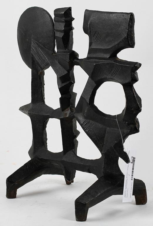 ELDHUND, gjutjärn, troligen Erik Höglund. Husqvarna.