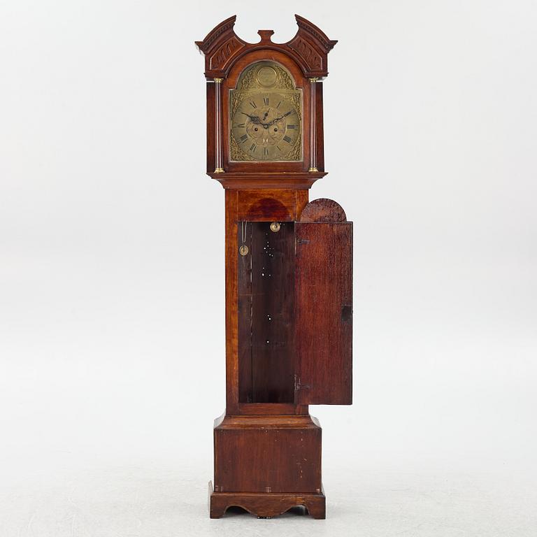 Longcase clock, circa 1800, signed Coleman & Co, Falkirk.