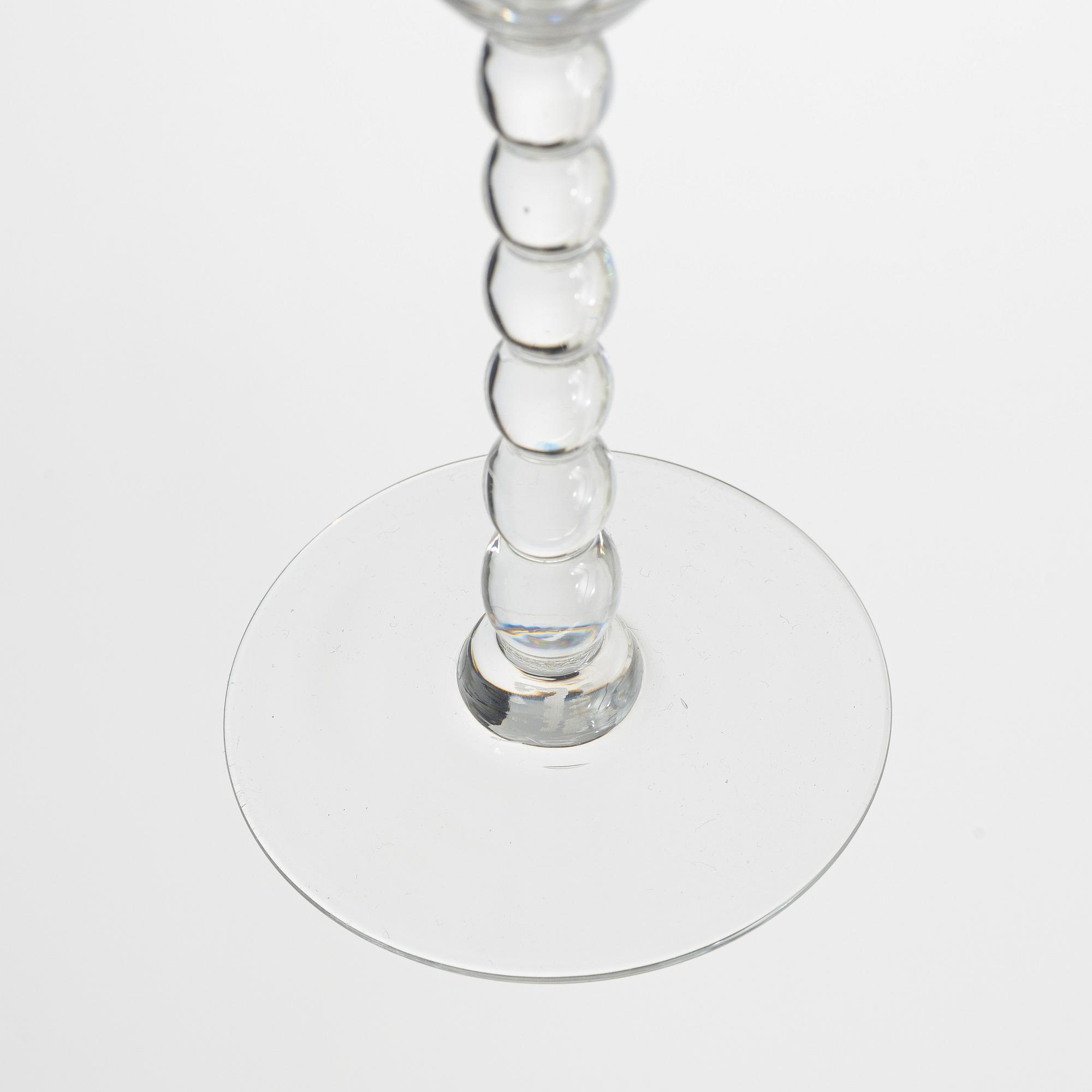 Simon Gate, a 61-piece 'Molnet' glass service, Orrefors.