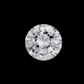 A loose brilliant cut diamond, 0.30 cts.