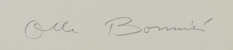 OLLE BONNIÉR, litografier, 3 st, sign o numr.