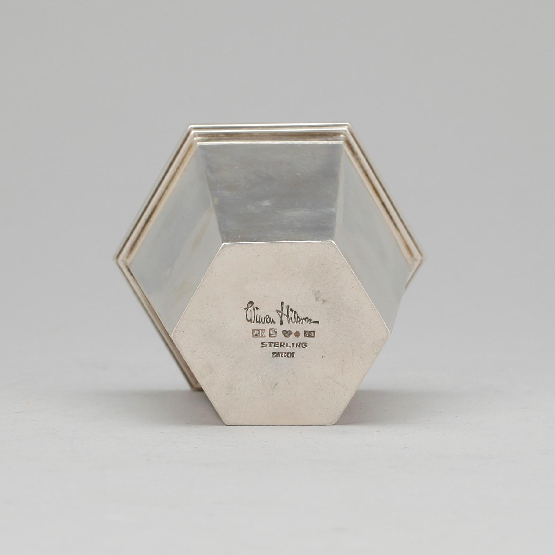 VAS, sterlingsilver, Wiwen Nilsson, Lund, 1944.
