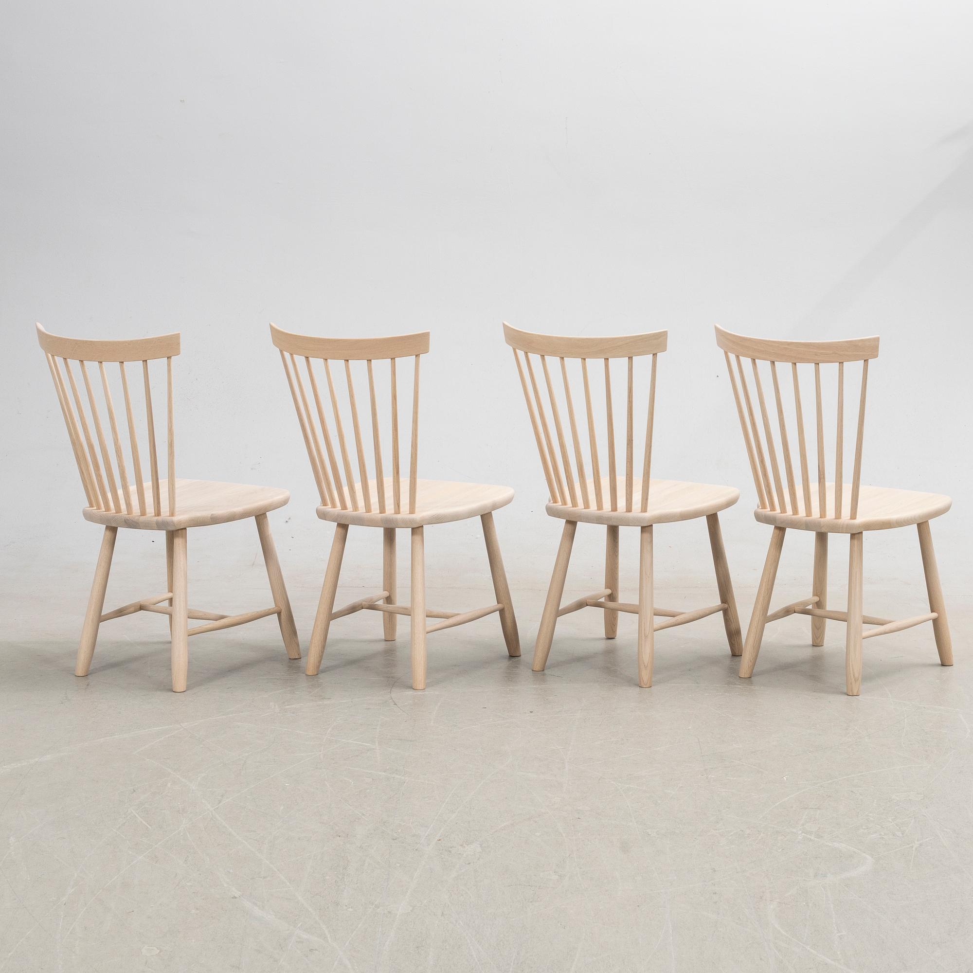 Carl Malmsten, stolar, 4 st, "Lilla Åland", Stolab, samtida.