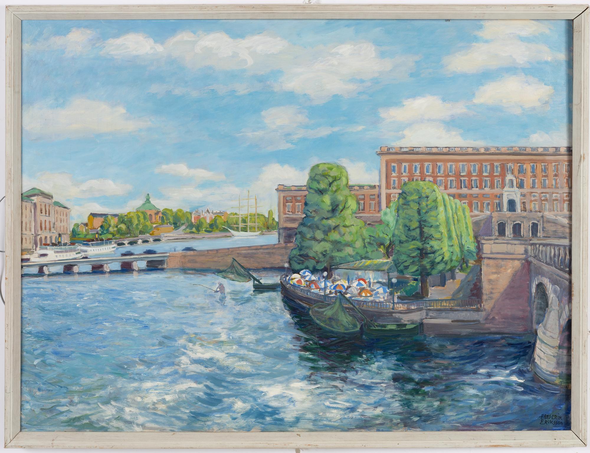 Hans-Erik Eriksson, Fisherman at Strömparterren, Stockholm.