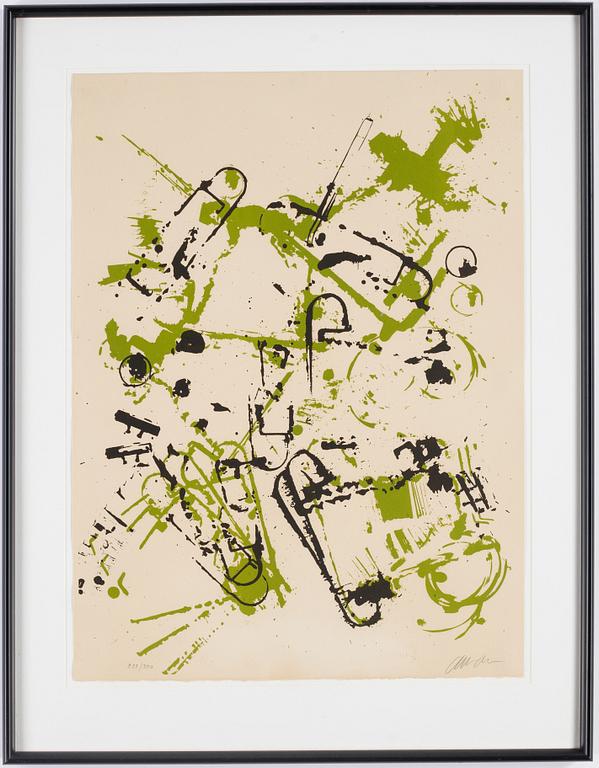 Arman, litograph in colours, 1971, signed and numbered 283/300.