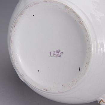 TVÄTTSET, 3 delar, keramik, Arabia, 1900-talets första hälft.