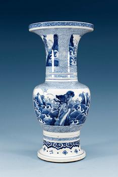 1487. VAS, porslin. Qing dynastin, Kangxi (1662-1722).